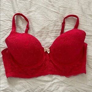 Victoria's Secret Red Lace Bra